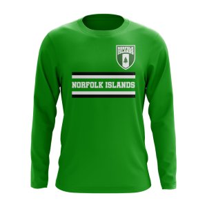 Norfolk Islands Core Football Country Long Sleeve T-Shirt (Green)