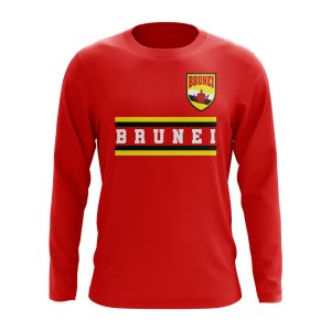 Brunei Core Football Country Long Sleeve T-Shirt (Red) Brunei Core Football Country Long Sleeve T-Shirt (Red)