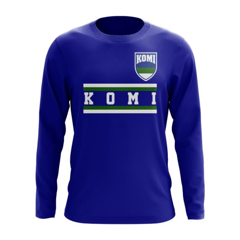 Komi Core Football Country Long Sleeve T-Shirt (Royal)