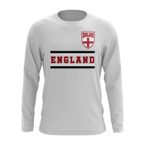 England Core Football Country Long Sleeve T-Shirt (White)