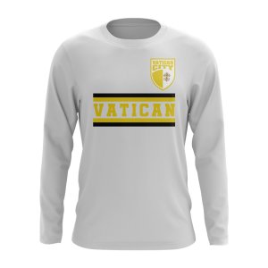 Vatican City Core Football Country Long Sleeve T-Shirt (White) Vatican City Core Football Country Long Sleeve T-Shirt (White)