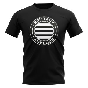 Brittany Football Badge T-Shirt (Black)