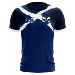 2024-2025 Scotland Flag Concept Football Shirt - Womens