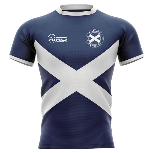 2024-2025 Scotland Flag Concept Rugby Shirt