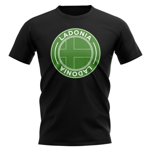 Ladonia Football Badge T-Shirt (Black)