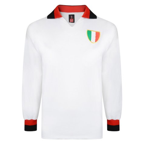 Score Draw Ac Milan 1963 European Cup Final Retro Football Shirt