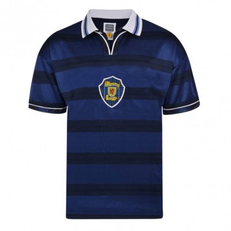 Score Draw Scotland 1998 World Cup Finals Retro Football Shirt