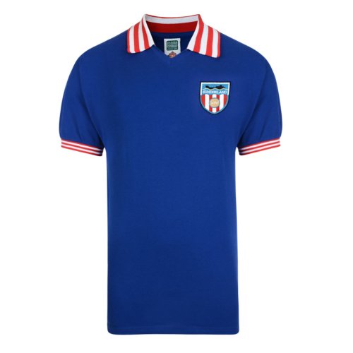 Score Draw Sunderland 1978 Away Retro Football Shirt