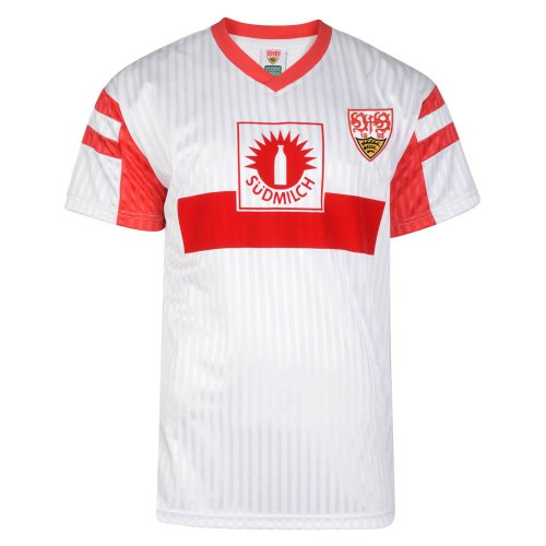 Score Draw Vfb Stuttgart 1992 Retro Football Shirt