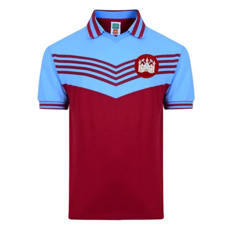 Score Draw West Ham United 1976 Retro Football Shirt