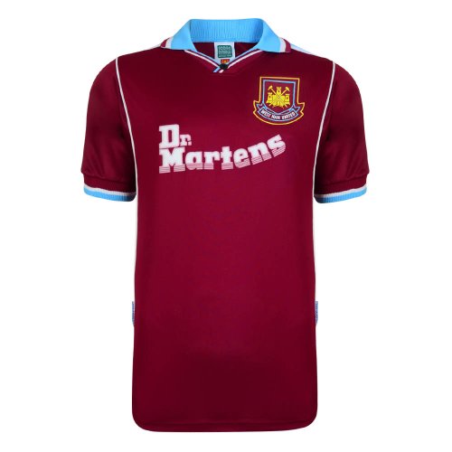 Score Draw West Ham United 2000 Retro Football Shirt