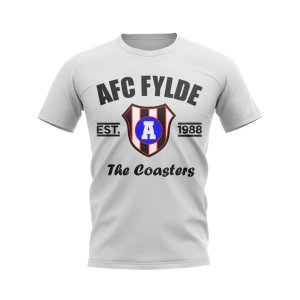 AFC Fylde Established Football T-Shirt (White)