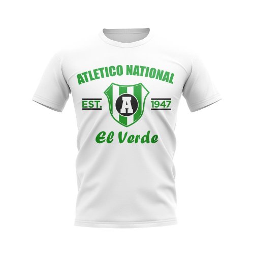 Atletico National Established Football T-Shirt (White)