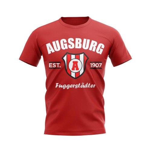 Augsburg Established Football T-Shirt (Red)