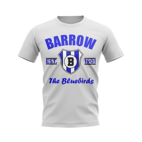 Barrow Established Football T-Shirt (White)