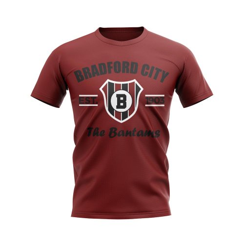 Bradford Established Football T-Shirt (Maroon)