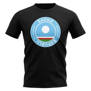 Sakha Republic Football Badge T-Shirt (Black) Sakha Republic Football Badge T-Shirt (Black)