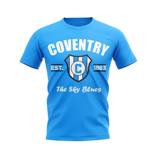 Coventry Established Football T-Shirt (Sky)