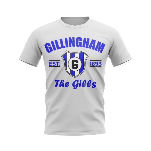 Gillingham Established Football T-Shirt (White)