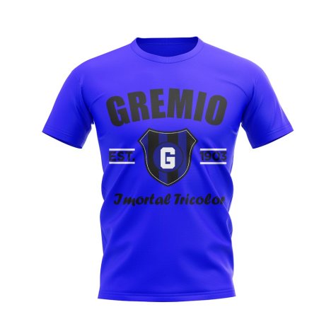 Gremio Established Football T-Shirt (Blue)