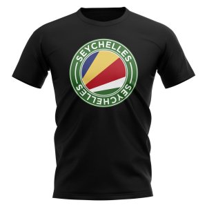 Seychelles Football Badge T-Shirt (Black)