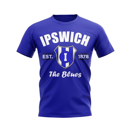 Ipswich Established Football T-Shirt (Blue)