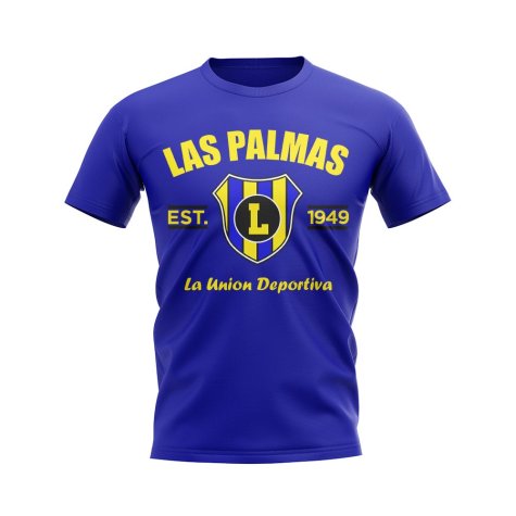 Las Palmas Established Football T-Shirt (Blue)