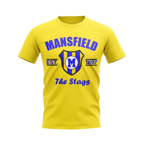 Mansfield Established Football T-Shirt (Yellow)