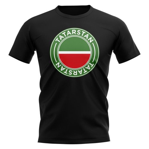Tatarstan Football Badge T-Shirt (Black)