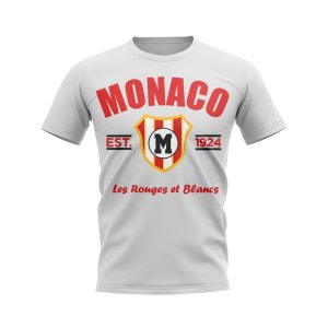 Monaco Established Football T-Shirt (White)