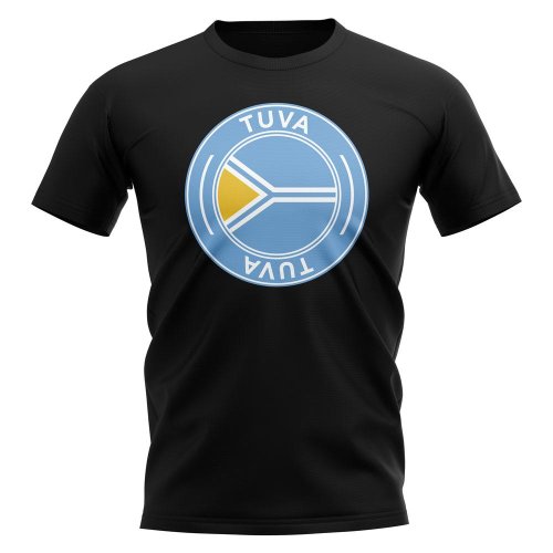 Tuva Football Badge T-Shirt (Black)