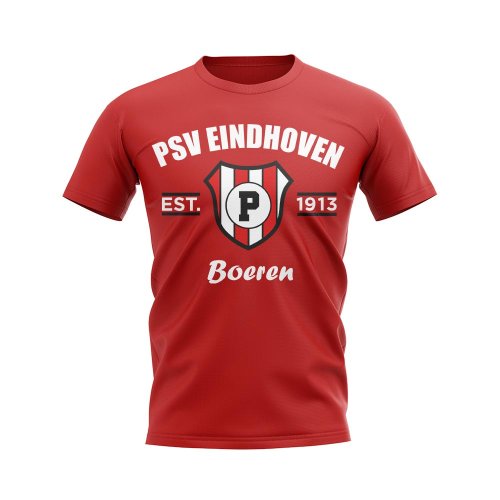 PSV Eindhoven Established Football T-Shirt (Red)