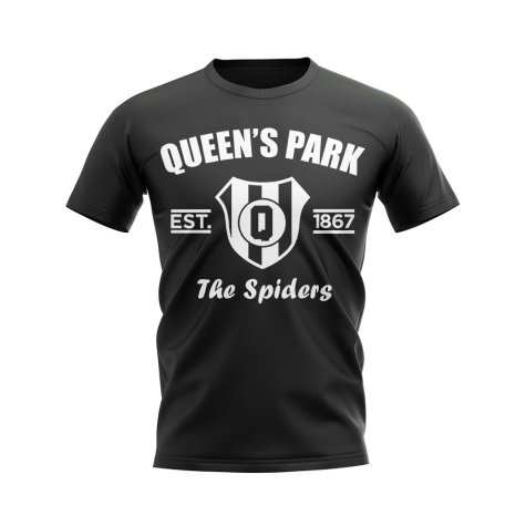 Queens Park Established Football T-Shirt (Black)