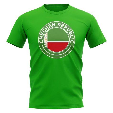 Chechen Republic Football Badge T-Shirt (Green)