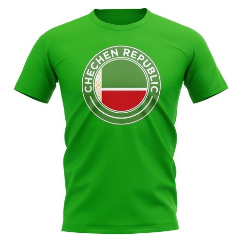 Chechen Republic Football Badge T-Shirt (Green)