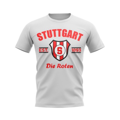 Stuttgart Established Football T-Shirt (White)