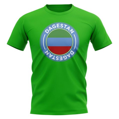 Dagestan Football Badge T-Shirt (Green)