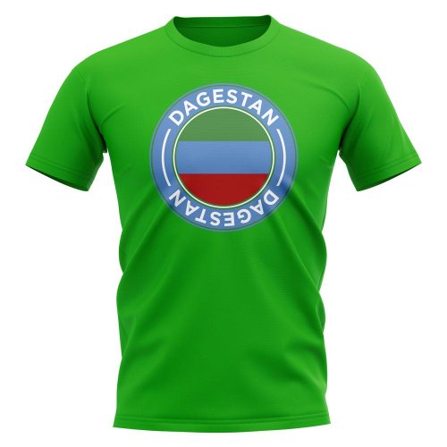 Dagestan Football Badge T-Shirt (Green)