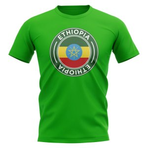 Ethiopia Football Badge T-Shirt (Green)