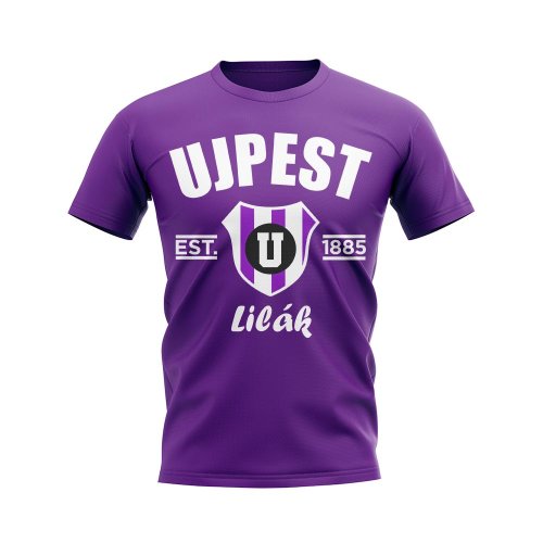 Ujpest Established Football T-Shirt (Purple)