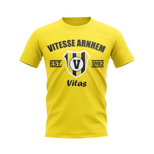 Vitesse Established Football T-Shirt (Yellow)