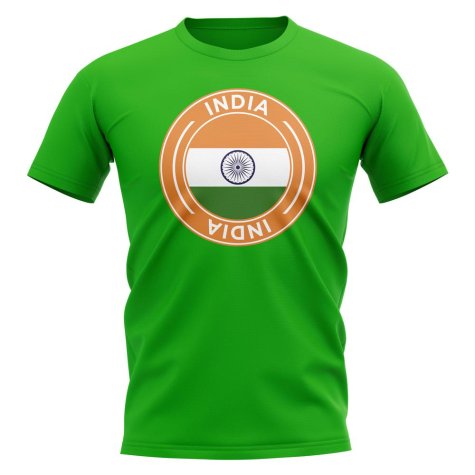 India Football Badge T-Shirt (Green)