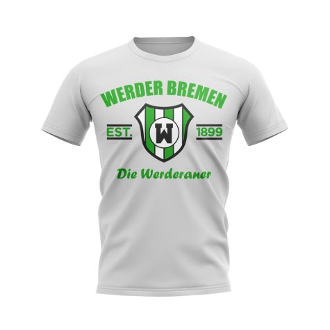 Werder Bremen Established Football T-Shirt (White)