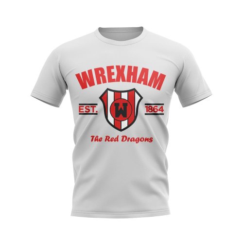 Wrexham Established Football T-Shirt (White)