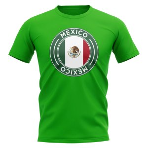 Mexico Football Badge T-Shirt (Green)