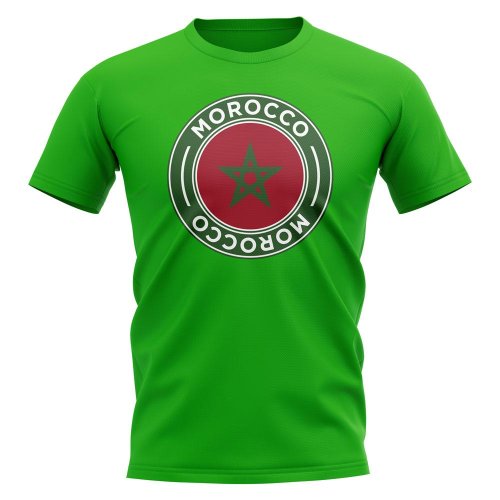 Morocco Football Badge T-Shirt (Green)