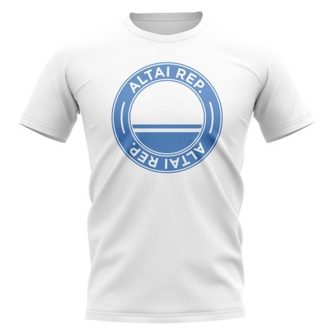 Altai Republic Football Badge T-Shirt (White)