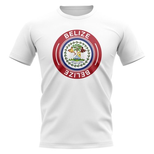 Belize Football Badge T-Shirt (White)