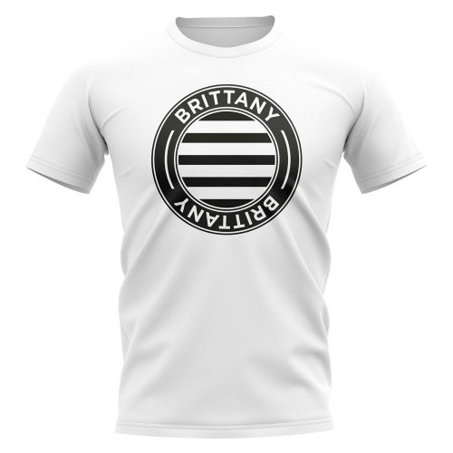 Brittany Football Badge T-Shirt (White)