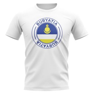 Buryatia Football Badge T-Shirt (White) Buryatia Football Badge T-Shirt (White)